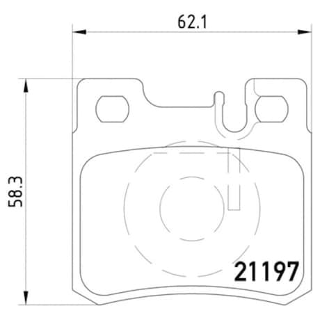 Pagid Brakes Disc Brake Pad, 355007361 355007361